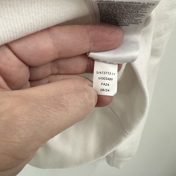 Athleta Tops - ATHLETA forever fleece hoodie 1/2 zip sweatshirt pullover bright white casual M